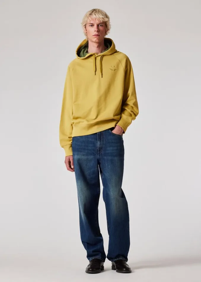 Mens Paul Smith Sweatshirts and Hoodies Yellow 039Happy039 Hoodie Mens Paul Smith Sweatshirts and Hoodies Yellow 039Happy039 Hoodie