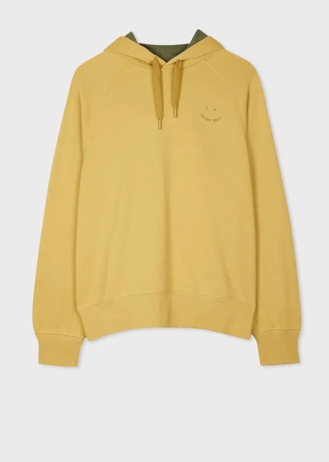 Mens Paul Smith Sweatshirts and Hoodies Yellow 039Happy039 Hoodie Mens Paul Smith Sweatshirts and Hoodies Yellow 039Happy039 Hoodie