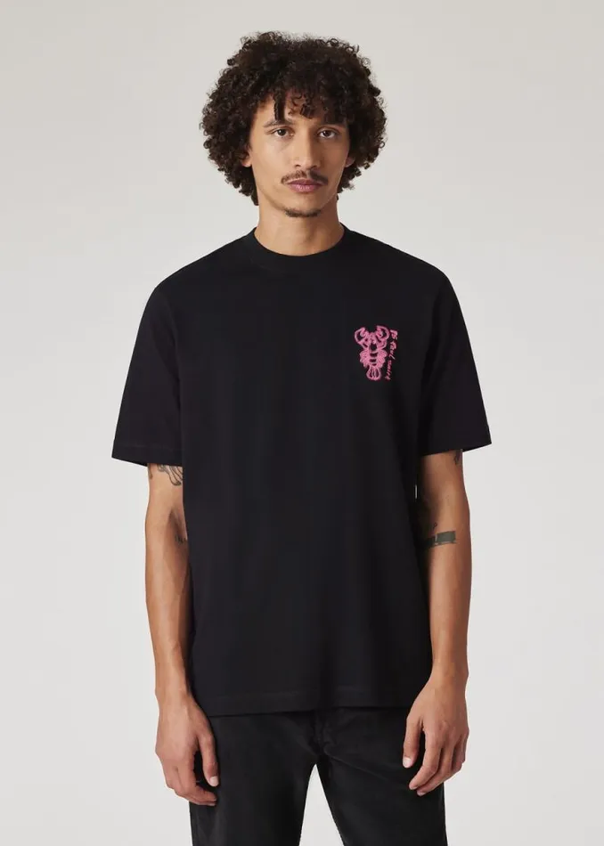 Mens Paul Smith TShirts Black 039Lobster039 Print TShirt