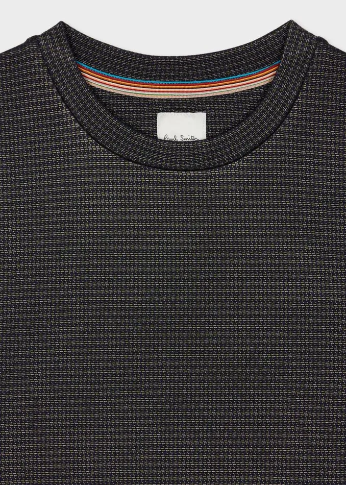 Mens Paul Smith TShirts ViscoseBlend Jersey Jacquard TShirt Mens Paul Smith TShirts ViscoseBlend Jersey Jacquard TShirt