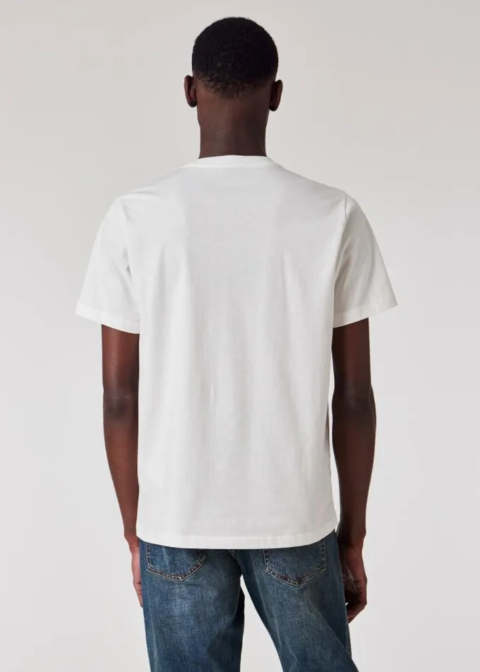 Mens Paul Smith TShirts White 039Zebra039 Line Up Print TShirt Mens Paul Smith TShirts White 039Zebra039 Line Up Print TShirt