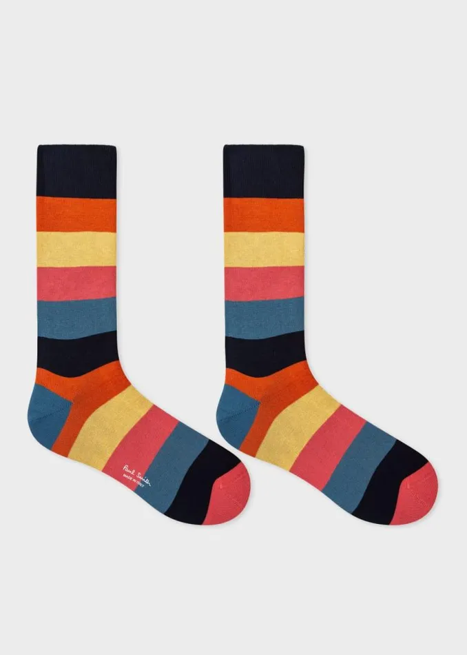 Mens Paul Smith The Classics 039Artist Stripe039 Block Socks Mens Paul Smith The Classics 039Artist Stripe039 Block Socks