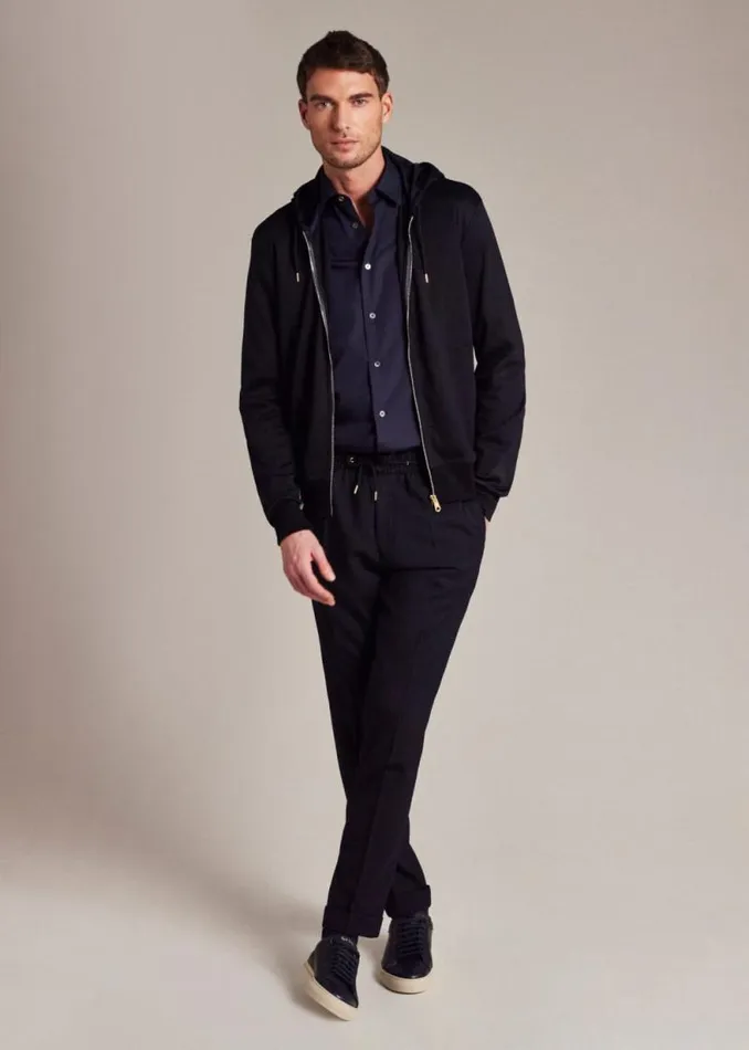 Mens Paul Smith The Classics A Suit To Travel In 8211 SlimFit Navy DrawstringWaist Wool Pants Mens Paul Smith The Classics A Suit To Travel In 8211 SlimFit Navy DrawstringWaist Wool Pants