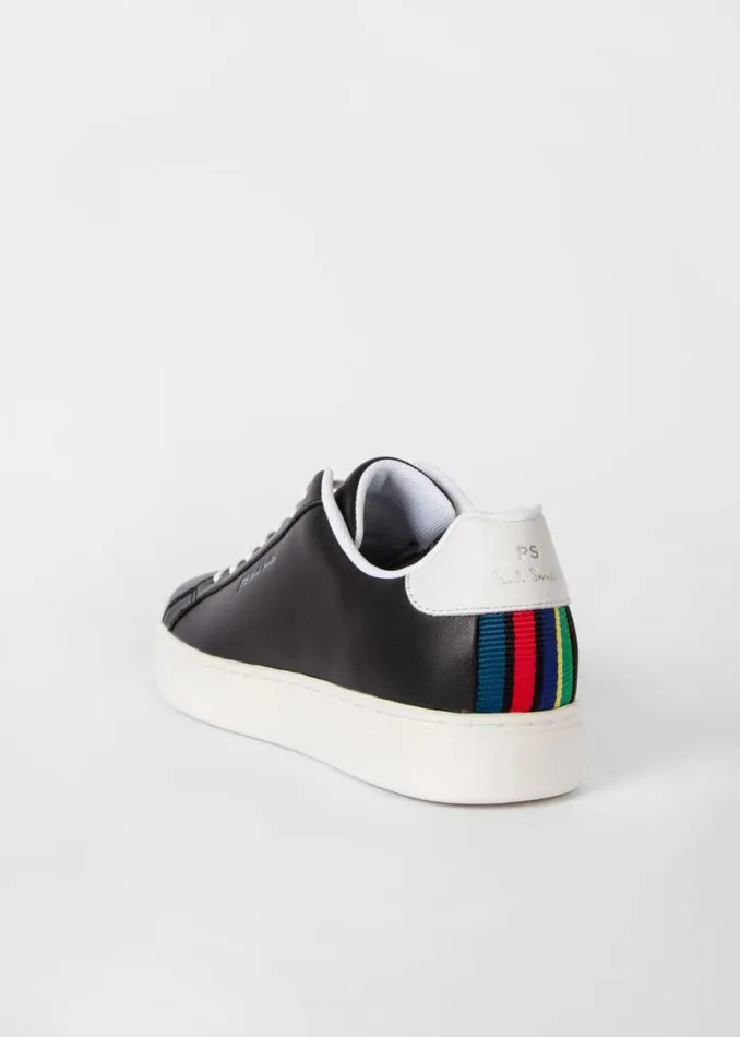 Mens Paul Smith The Classics Black Leather 039Rex039 Sneakers