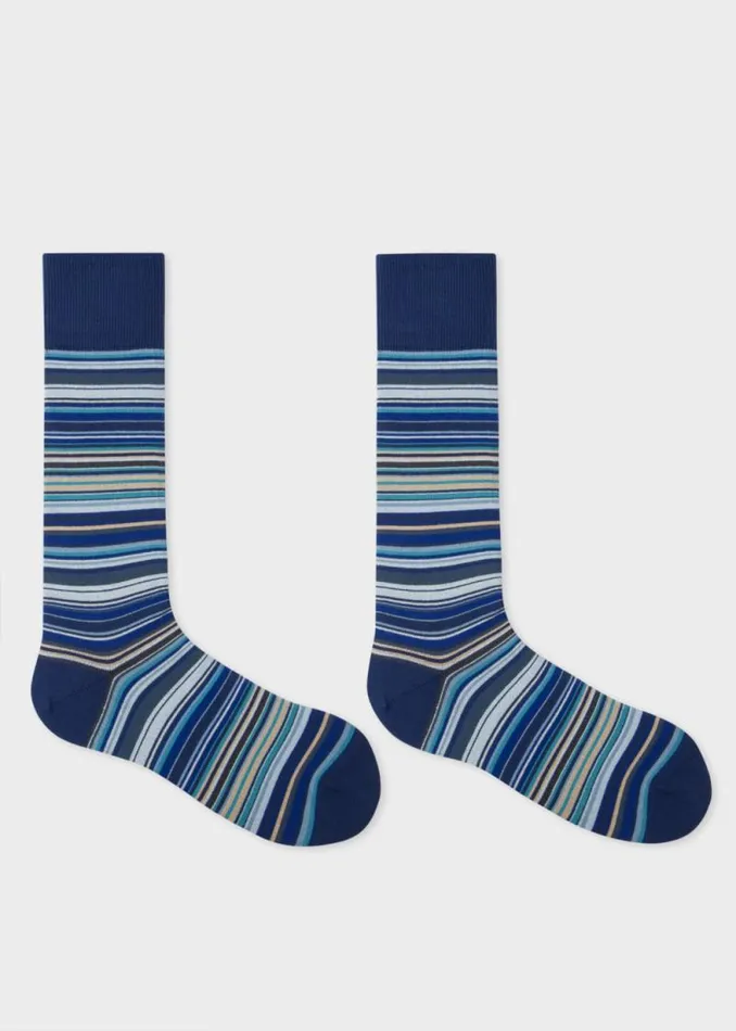 Mens Paul Smith The Classics Blue 039Signature Stripe039 Socks Mens Paul Smith The Classics Blue 039Signature Stripe039 Socks