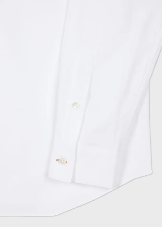 Mens Paul Smith The Classics ClassicFit White Oxford Cotton ButtonDown Shirt