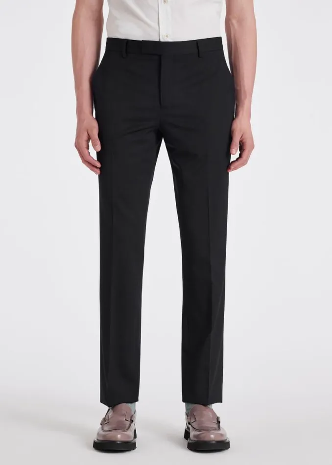 Mens Paul Smith The Classics SlimFit Black Wool 039A Suit To Travel In039 Pants Mens Paul Smith The Classics SlimFit Black Wool 039A Suit To Travel In039 Pants
