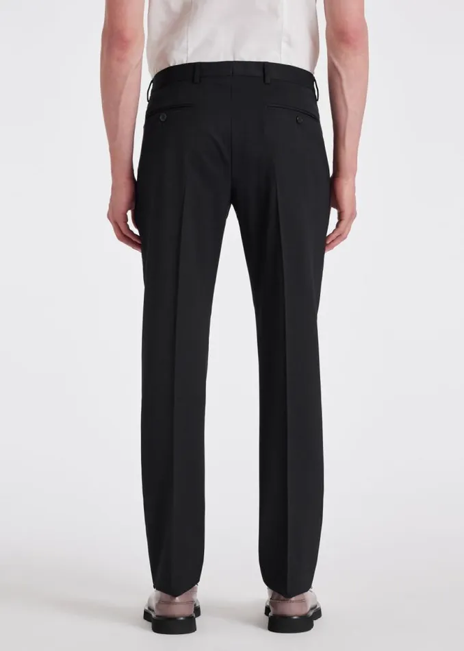 Mens Paul Smith The Classics SlimFit Black Wool 039A Suit To Travel In039 Pants Mens Paul Smith The Classics SlimFit Black Wool 039A Suit To Travel In039 Pants