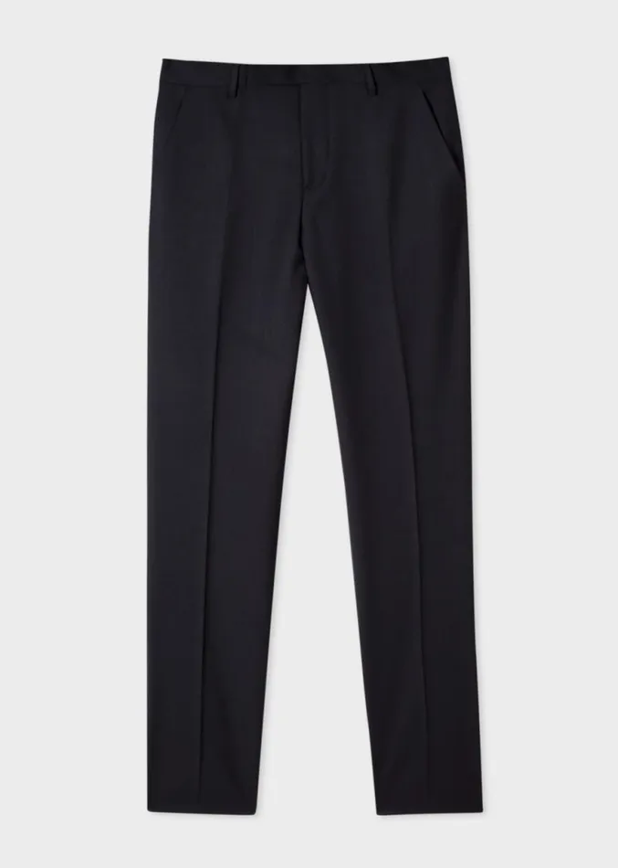 Mens Paul Smith The Classics SlimFit Black Wool 039A Suit To Travel In039 Pants Mens Paul Smith The Classics SlimFit Black Wool 039A Suit To Travel In039 Pants