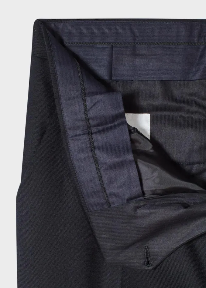 Mens Paul Smith The Classics SlimFit Black Wool 039A Suit To Travel In039 Pants Mens Paul Smith The Classics SlimFit Black Wool 039A Suit To Travel In039 Pants