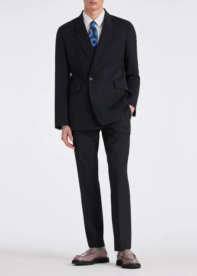 Mens Paul Smith The Classics SlimFit Black Wool 039A Suit To Travel In039 Pants Mens Paul Smith The Classics SlimFit Black Wool 039A Suit To Travel In039 Pants