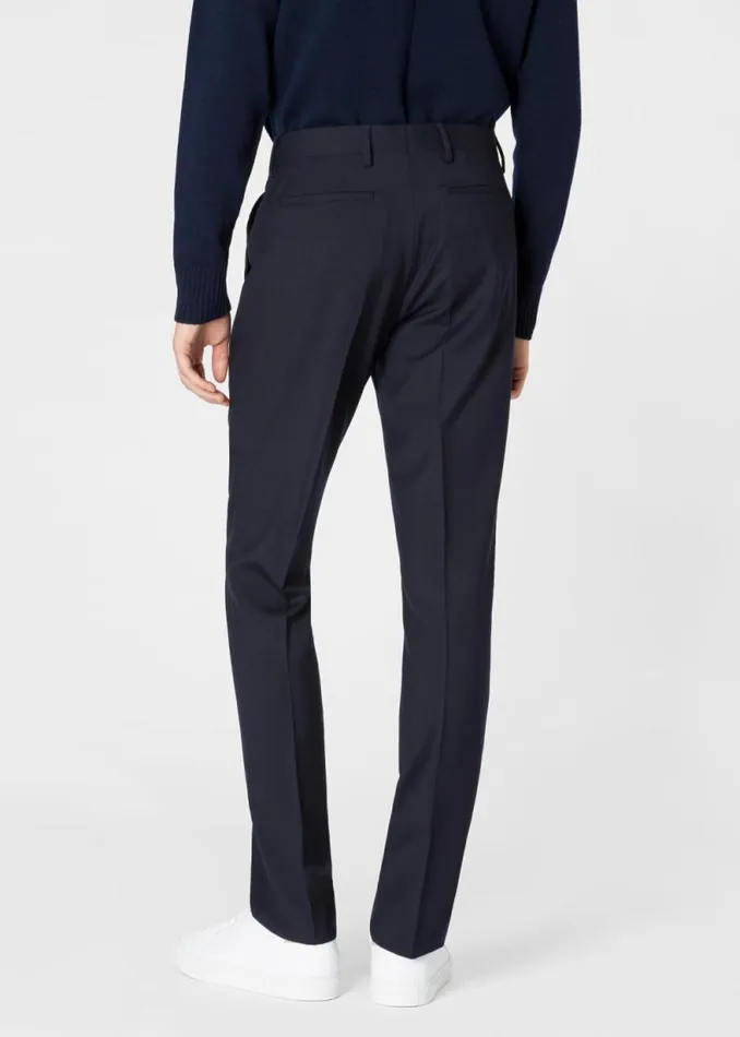 Mens Paul Smith The Classics SlimFit Navy Wool 039A Suit To Travel In039 Pants Mens Paul Smith The Classics SlimFit Navy Wool 039A Suit To Travel In039 Pants