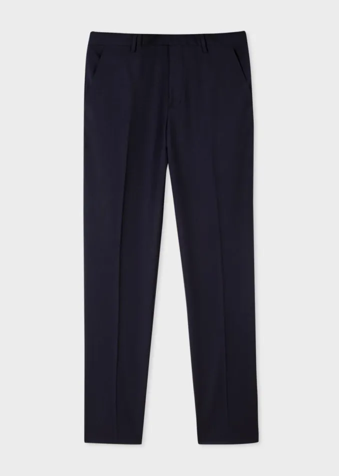 Mens Paul Smith The Classics SlimFit Navy Wool 039A Suit To Travel In039 Pants Mens Paul Smith The Classics SlimFit Navy Wool 039A Suit To Travel In039 Pants