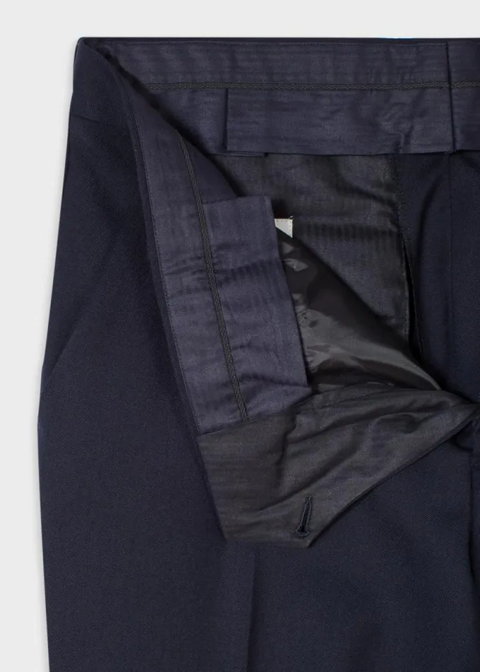 Mens Paul Smith The Classics SlimFit Navy Wool 039A Suit To Travel In039 Pants Mens Paul Smith The Classics SlimFit Navy Wool 039A Suit To Travel In039 Pants