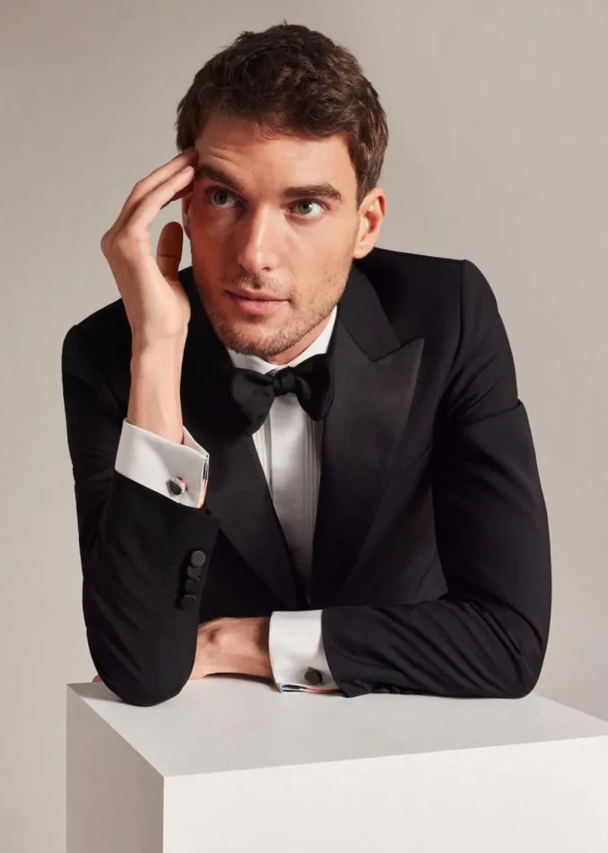 Mens Paul Smith The Classics TailoredFit White PleatedBib Cotton Evening Shirt With 039Artist Stripe039 DoubleCuff Mens Paul Smith The Classics TailoredFit White PleatedBib Cotton Evening Shirt With 039Artist Stripe039 DoubleCuff