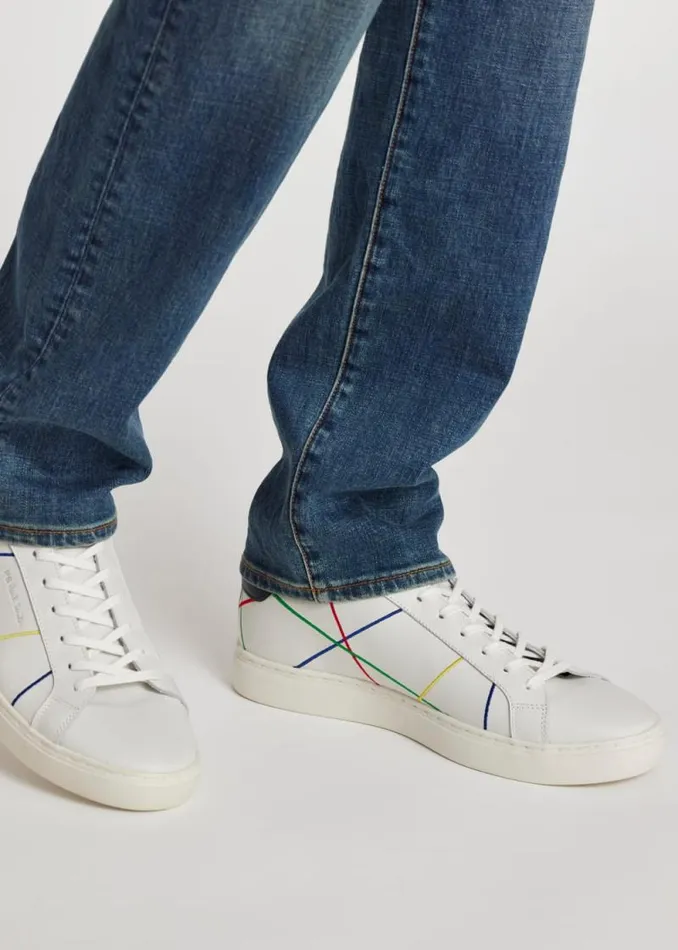 Mens Paul Smith The Classics White Abstract 039Rex039 Sneakers Mens Paul Smith The Classics White Abstract 039Rex039 Sneakers