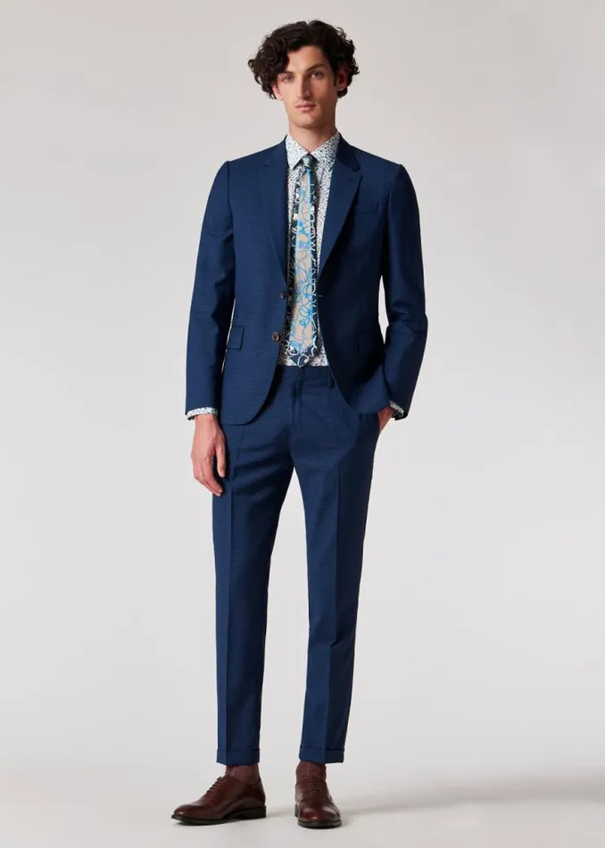 Mens Paul Smith Ties Navy And Grey 039Abstract Collections039 Silk Tie Mens Paul Smith Ties Navy And Grey 039Abstract Collections039 Silk Tie