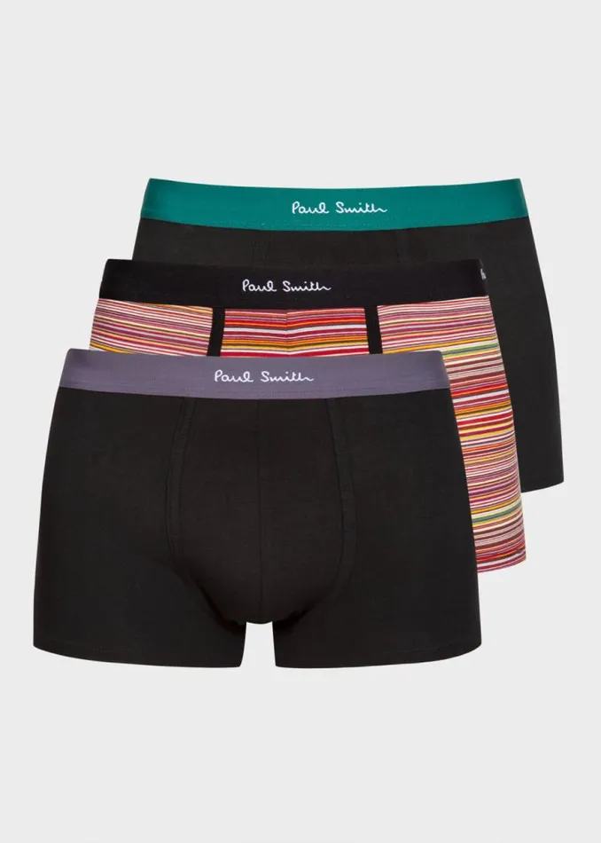 Mens Paul Smith Underwear 039Signature Stripe039 Organic Cotton Mixed Boxer Briefs Three Pack Mens Paul Smith Underwear 039Signature Stripe039 Organic Cotton Mixed Boxer Briefs Three Pack