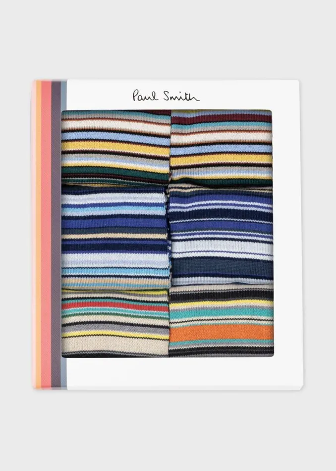 Mens Paul Smith Underwear 039Signature Stripe039 Socks Six Pack Mens Paul Smith Underwear 039Signature Stripe039 Socks Six Pack