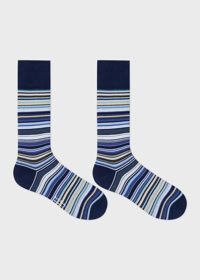 Mens Paul Smith Underwear 039Signature Stripe039 Socks Six Pack Mens Paul Smith Underwear 039Signature Stripe039 Socks Six Pack