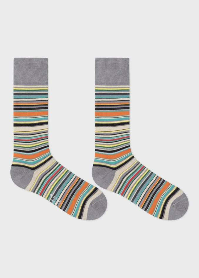 Mens Paul Smith Underwear 039Signature Stripe039 Socks Six Pack Mens Paul Smith Underwear 039Signature Stripe039 Socks Six Pack