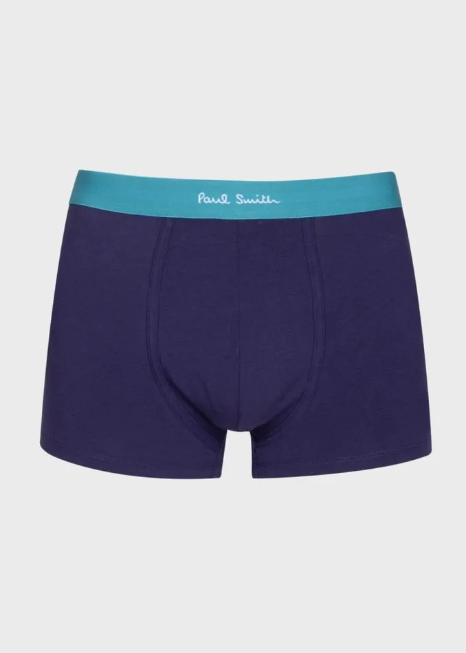 Mens Paul Smith Underwear CottonBlend Navy Stripe Mixed Boxer Briefs Three Pack Mens Paul Smith Underwear CottonBlend Navy Stripe Mixed Boxer Briefs Three Pack