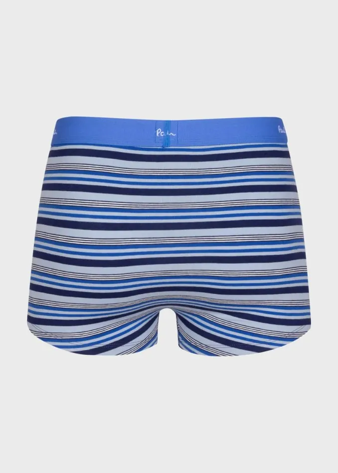 Mens Paul Smith Underwear CottonBlend Navy Stripe Mixed Boxer Briefs Three Pack Mens Paul Smith Underwear CottonBlend Navy Stripe Mixed Boxer Briefs Three Pack