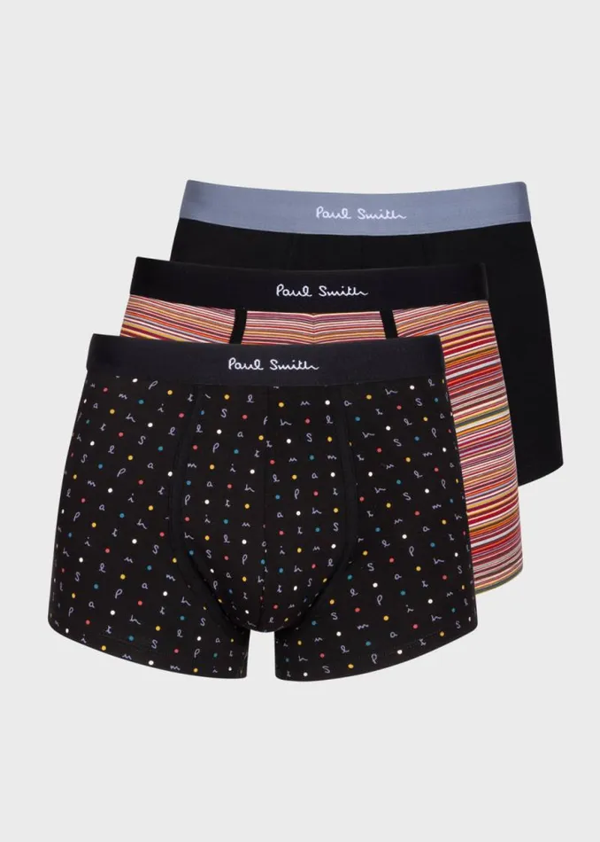 Mens Paul Smith Underwear Mixed 039Signature Stripe039 Boxer Briefs Three Pack Mens Paul Smith Underwear Mixed 039Signature Stripe039 Boxer Briefs Three Pack