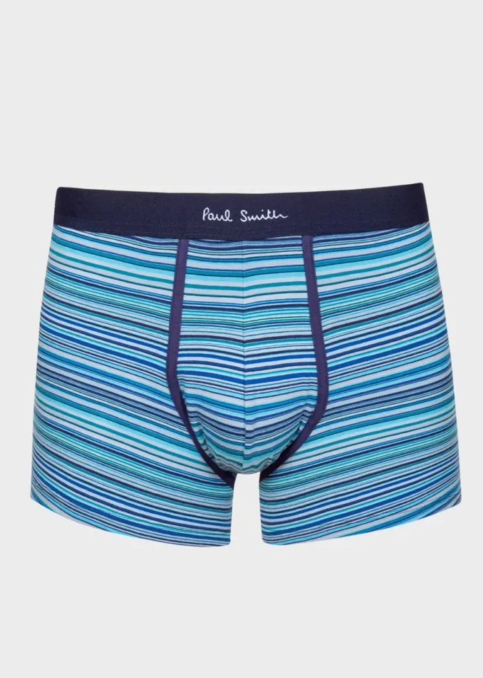 Mens Paul Smith Underwear Signature Stripe039 Organic Cotton Long Boxer Briefs Three Pack Mens Paul Smith Underwear Signature Stripe039 Organic Cotton Long Boxer Briefs Three Pack