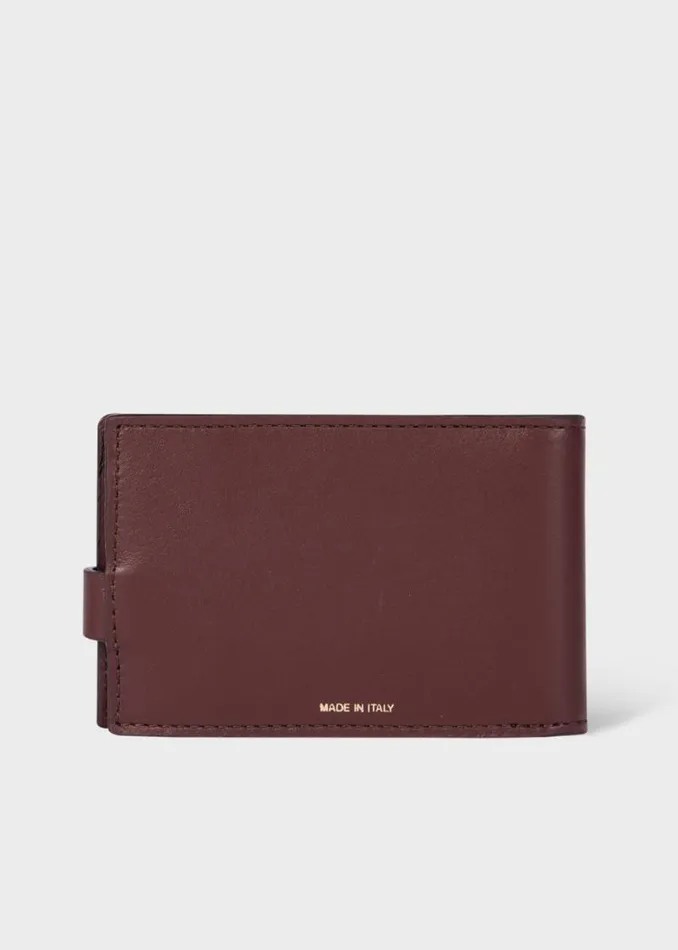 Mens Paul Smith Wallets Burgundy 039Signature Stripe039 Interior Credit Card Wallet Mens Paul Smith Wallets Burgundy 039Signature Stripe039 Interior Credit Card Wallet