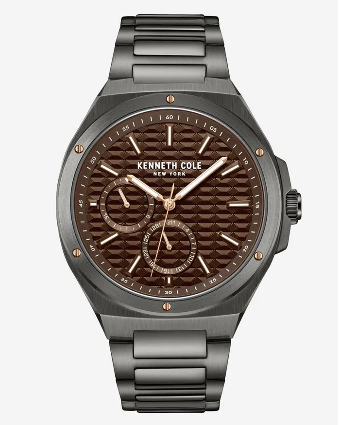 Mens Watches Men Kenneth Cole Kenneth Cole New York Gunmetal Stainless Steel Dress Sport Bracelet Watch Grey Mens Watches Men Kenneth Cole Kenneth Cole New York Gunmetal Stainless Steel Dress Sport Bracelet Watch Grey