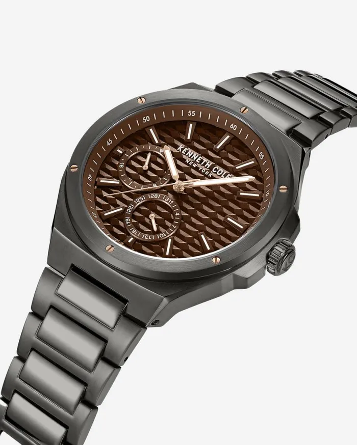 Mens Watches Men Kenneth Cole Kenneth Cole New York Gunmetal Stainless Steel Dress Sport Bracelet Watch Grey Mens Watches Men Kenneth Cole Kenneth Cole New York Gunmetal Stainless Steel Dress Sport Bracelet Watch Grey