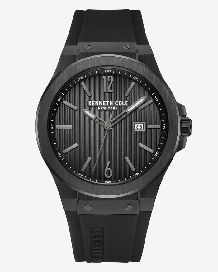Mens Watches Men Kenneth Cole Kenneth Cole New York Stainless Steel Modern Classic Black Silicone Watch Black Mens Watches Men Kenneth Cole Kenneth Cole New York Stainless Steel Modern Classic Black Silicone Watch Black