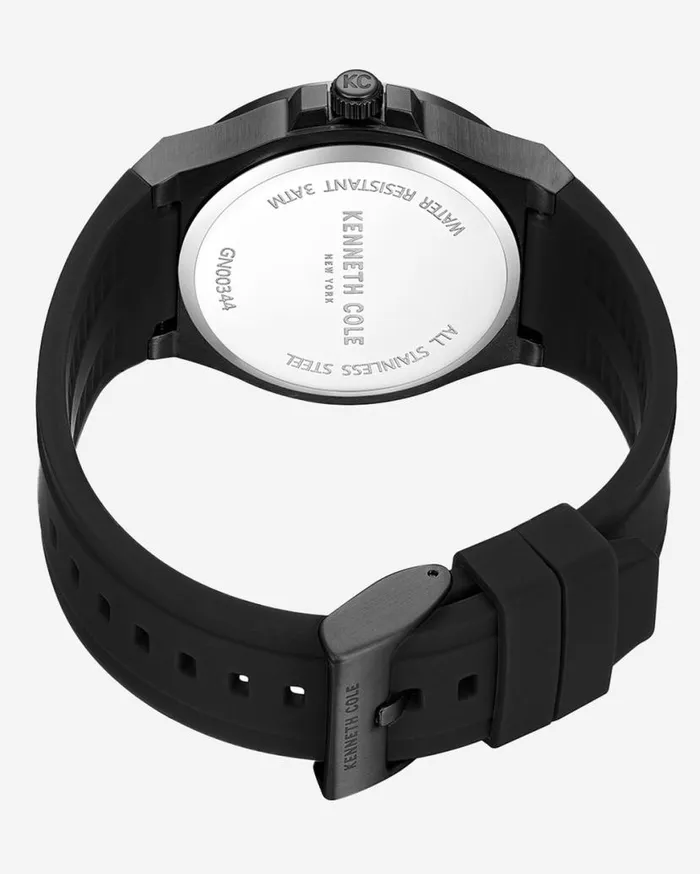 Mens Watches Men Kenneth Cole Kenneth Cole New York Stainless Steel Modern Classic Black Silicone Watch Black Mens Watches Men Kenneth Cole Kenneth Cole New York Stainless Steel Modern Classic Black Silicone Watch Black
