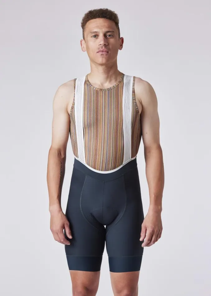 MensWomens Paul Smith Cycling Deep Green Cycling Bib Shorts