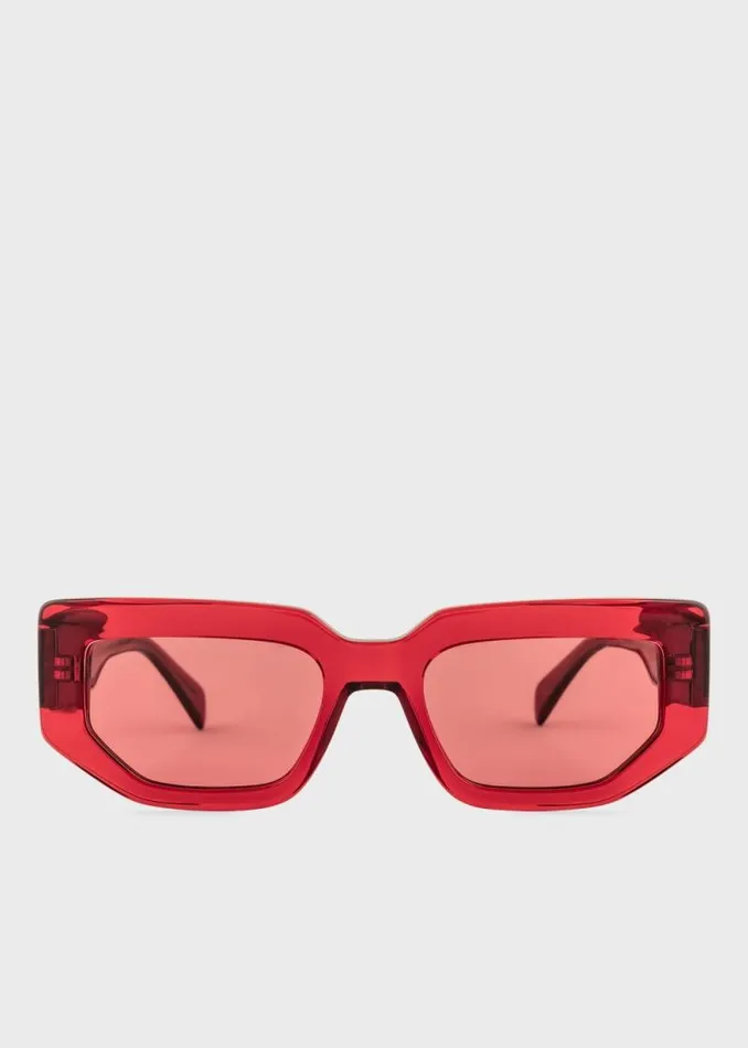MensWomens Paul Smith Eyewear Red 039Kennet039 Sunglasses