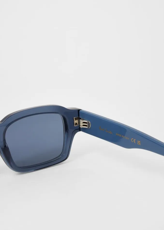 MensWomens Paul Smith Eyewear Transparent Blue 039Latimer039 Sunglasses MensWomens Paul Smith Eyewear Transparent Blue 039Latimer039 Sunglasses