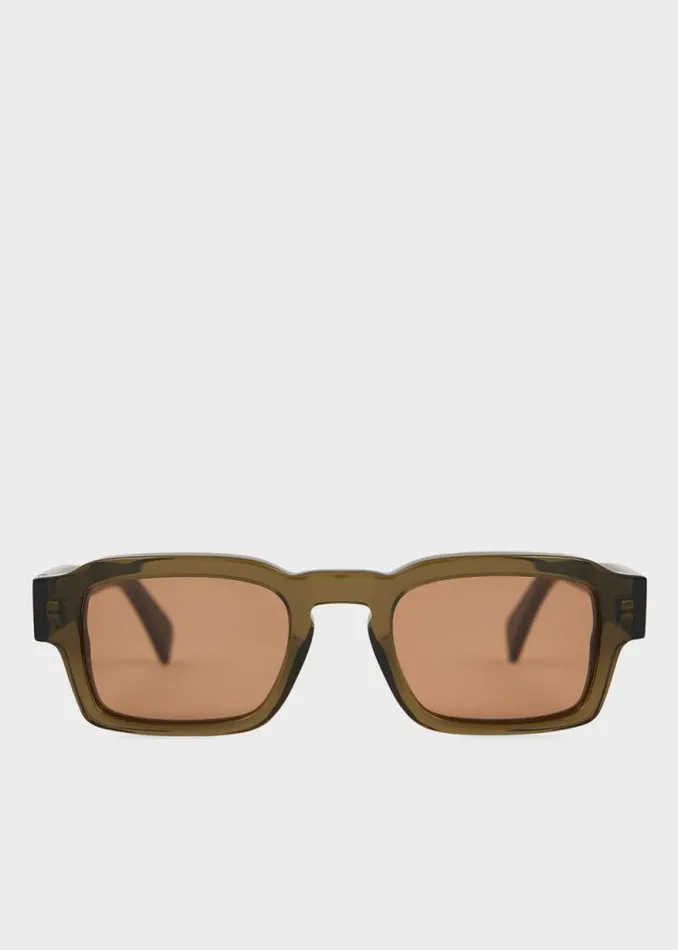 MensWomens Paul Smith Eyewear Transparent Khaki 039Latimer039 Sunglasses
