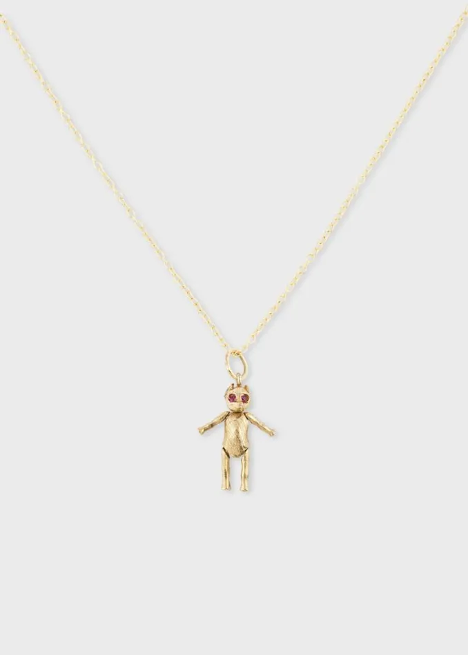 MensWomens Paul Smith Jewellery and Keyrings 039Artfully Articulated Mouse039 Vintage Gold Necklace By Baroque Rocks MensWomens Paul Smith Jewellery and Keyrings 039Artfully Articulated Mouse039 Vintage Gold Necklace By Baroque Rocks