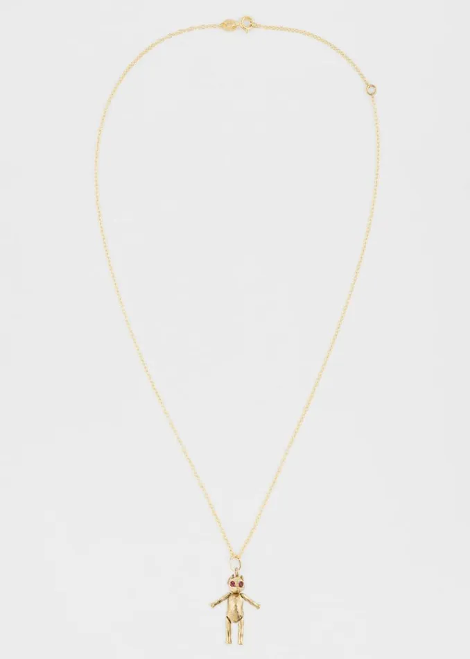 MensWomens Paul Smith Jewellery and Keyrings 039Artfully Articulated Mouse039 Vintage Gold Necklace By Baroque Rocks MensWomens Paul Smith Jewellery and Keyrings 039Artfully Articulated Mouse039 Vintage Gold Necklace By Baroque Rocks