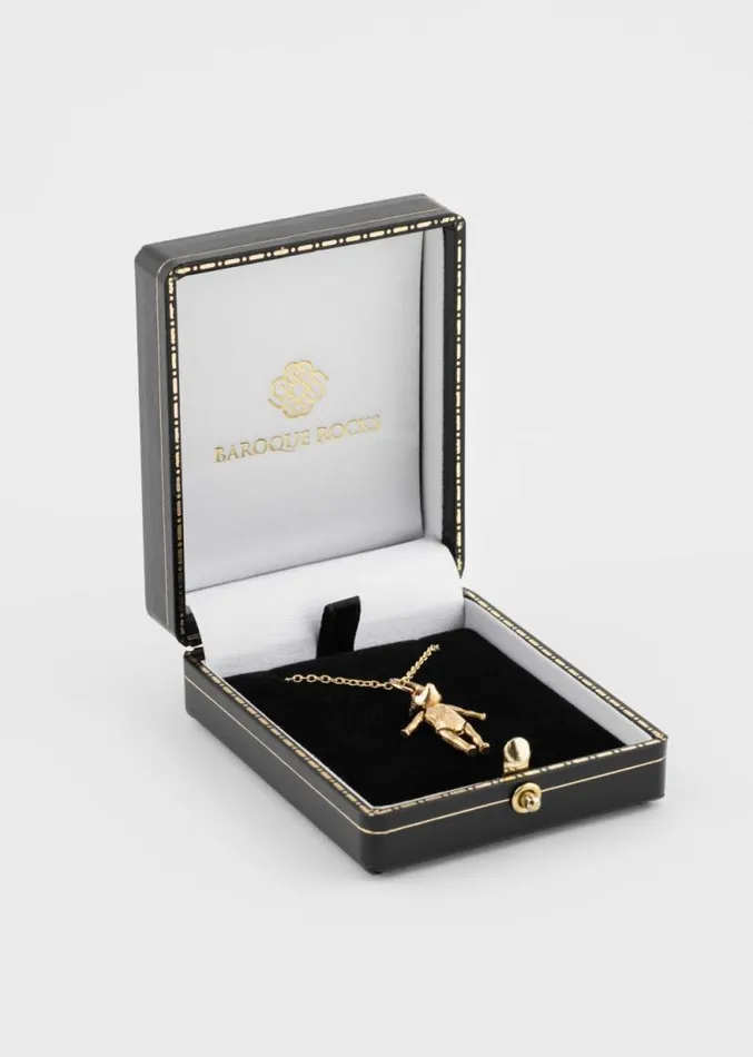 MensWomens Paul Smith Jewellery and Keyrings 039Artfully Articulated Mouse039 Vintage Gold Necklace By Baroque Rocks MensWomens Paul Smith Jewellery and Keyrings 039Artfully Articulated Mouse039 Vintage Gold Necklace By Baroque Rocks
