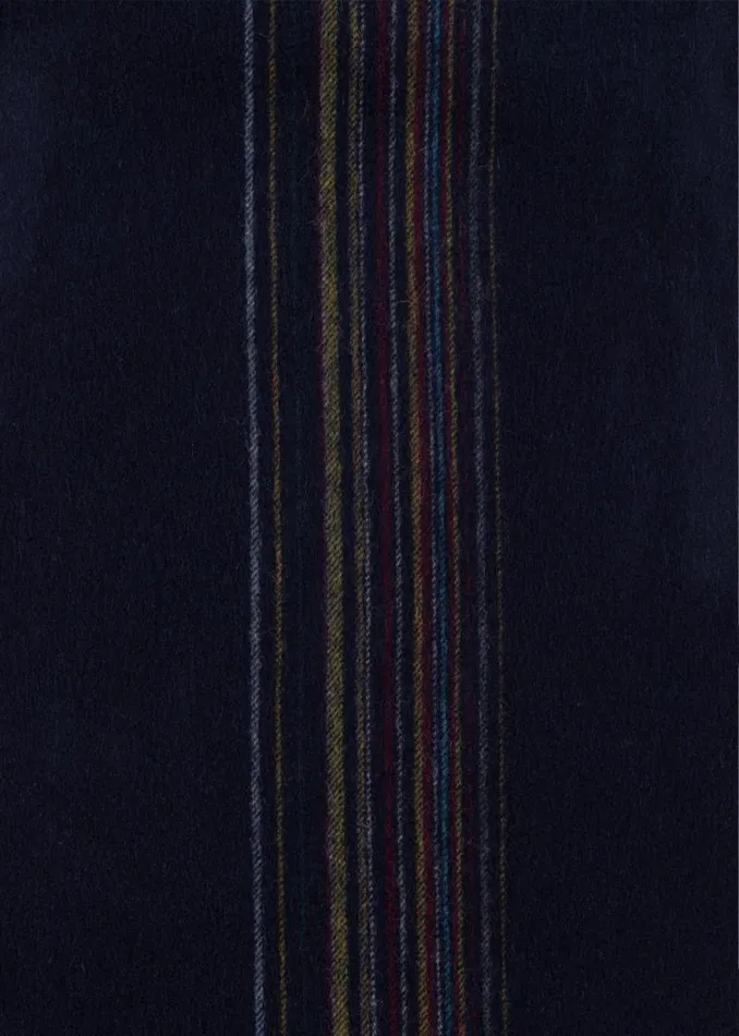MensWomens Paul Smith Scarves Navy LambswoolCashmere Offset Faded 039Signature Stripe039 Scarf MensWomens Paul Smith Scarves Navy LambswoolCashmere Offset Faded 039Signature Stripe039 Scarf