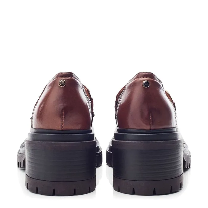Mid Heel Shoes Women Moda In Pelle Eleanore Tan Leather