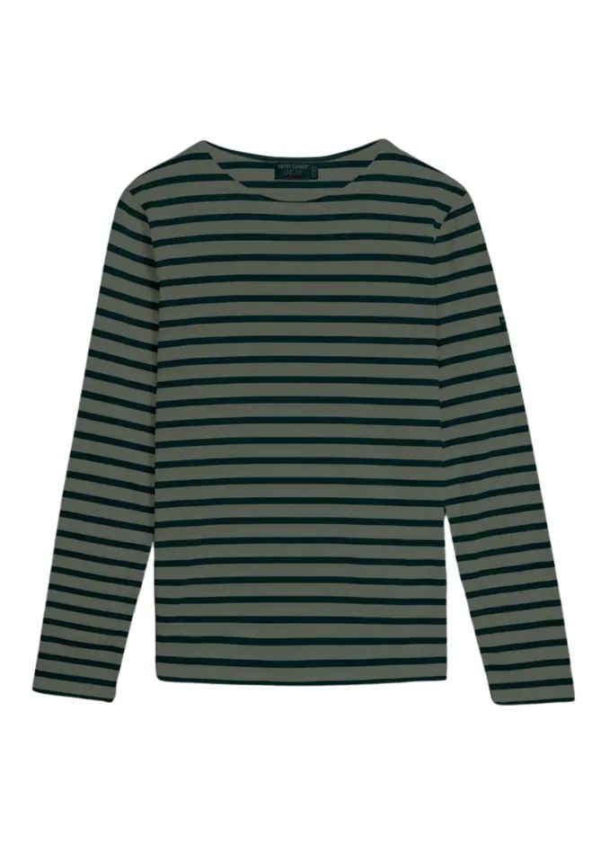 Minquiers Modern Authentic Breton Stripe Shirt Soft Cotton Armygreennavy Men Saint James Breton Striped Shirts Minquiers Modern Authentic Breton Stripe Shirt Soft Cotton Armygreennavy Men Saint James Breton Striped Shirts