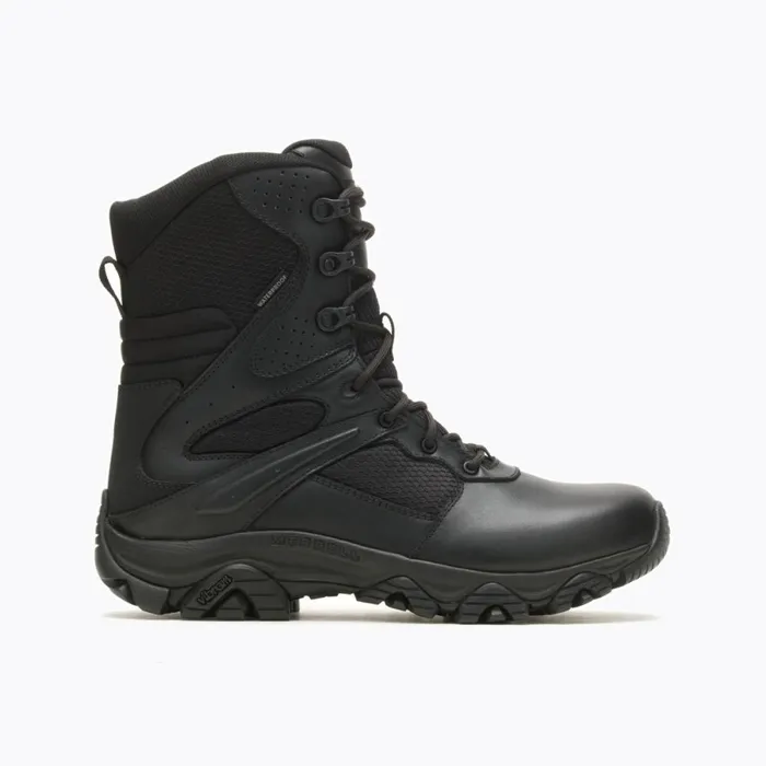 Moab 3 8034 Tactical Response Zip Waterproof Boot Wide Width Black Men Merrell Boots