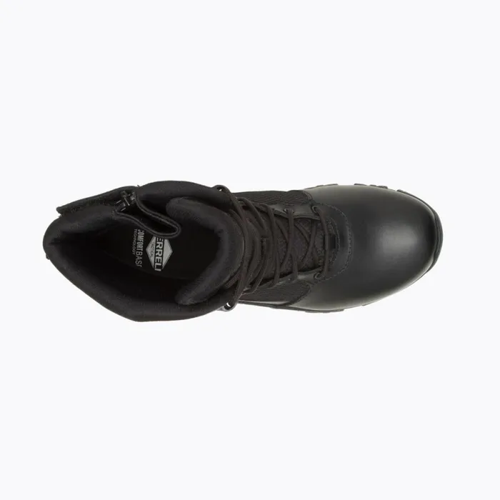 Moab 3 8034 Tactical Response Zip Waterproof Boot Wide Width Black Men Merrell Boots