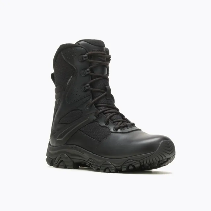 Moab 3 8034 Tactical Response Zip Waterproof Boot Wide Width Black Men Merrell Boots
