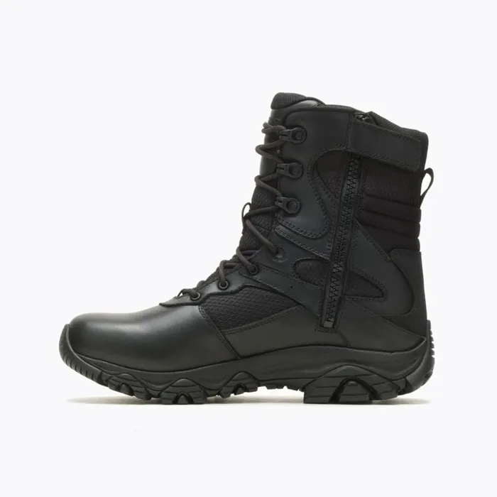 Moab 3 8034 Tactical Response Zip Waterproof Boot Wide Width Black Men Merrell Boots