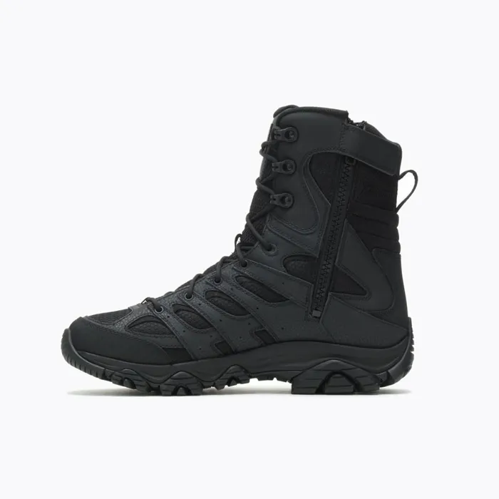 Moab 3 8034 Tactical Zip Wp Wide Width Black Men Merrell Boots