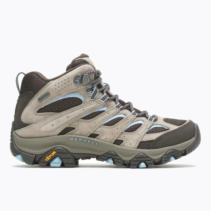 Moab 3 Mid GoreTex Wide Width Brindle Women Merrell Boots